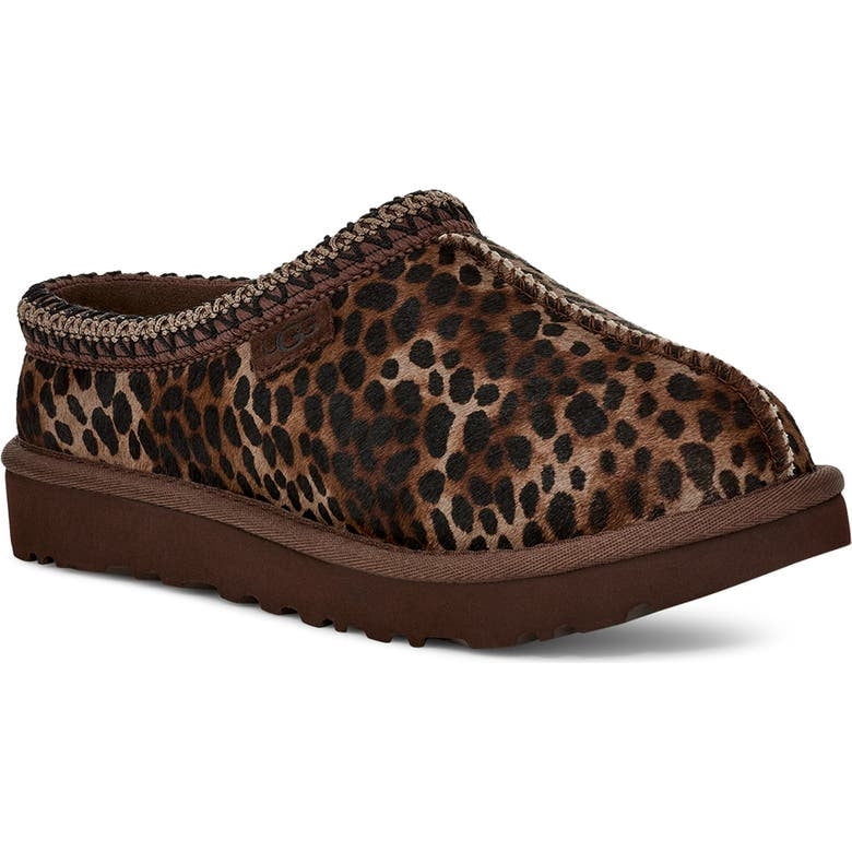 UGG Tasman Slipper Caspian Leopard Print Burnt Cedar (Women's)