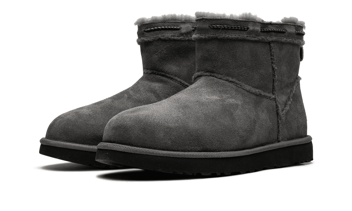 UGG WOMENS Classic Mini Shearling Braid Womens "Charcoal" 1166751 CHRC 1166751 CHRC from Stadium Goods