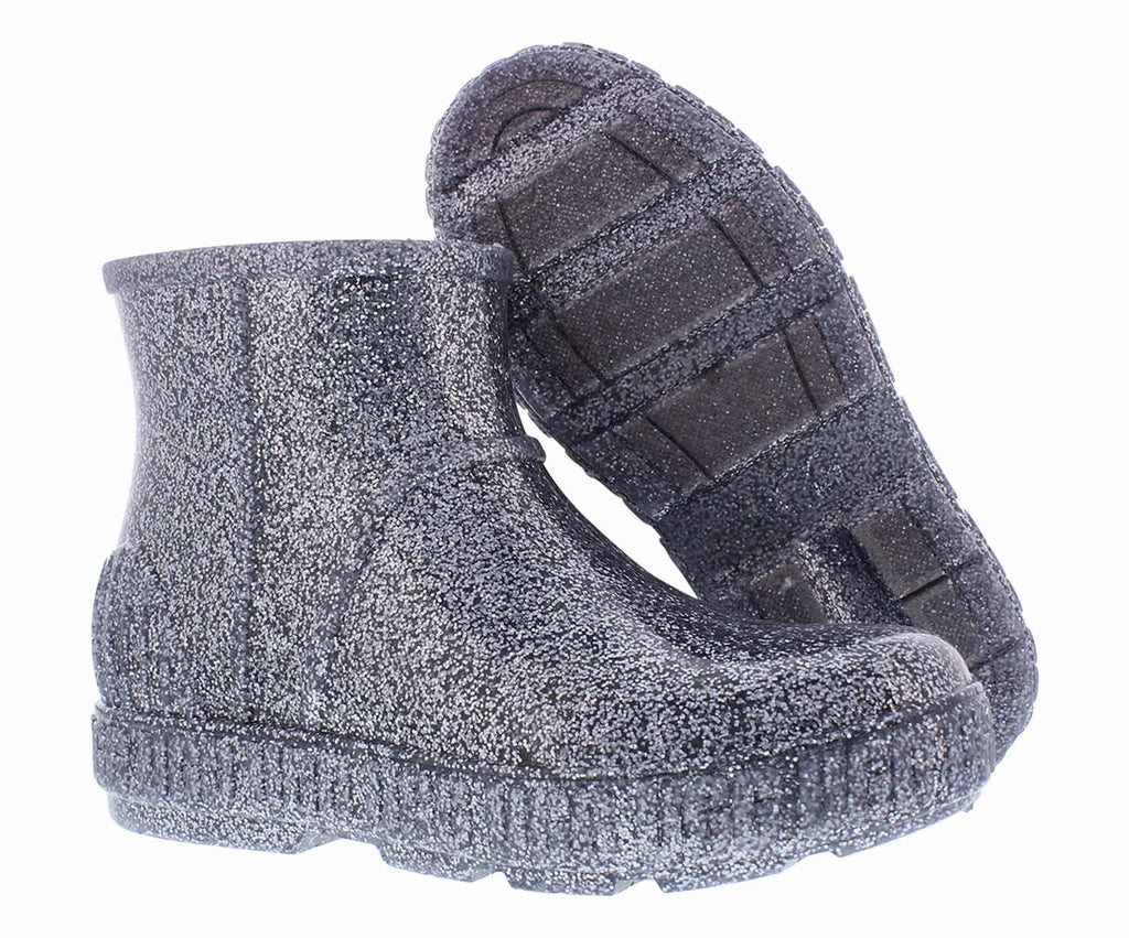 UGG Drizlita Glitter Boot GS Girls Shoes Size 5, Color: Silver