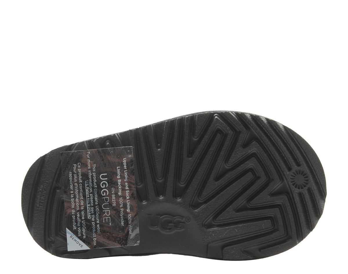 UGG Neumel II Boot Suede Infant/Toddler Shoes Size 10, Color: Black