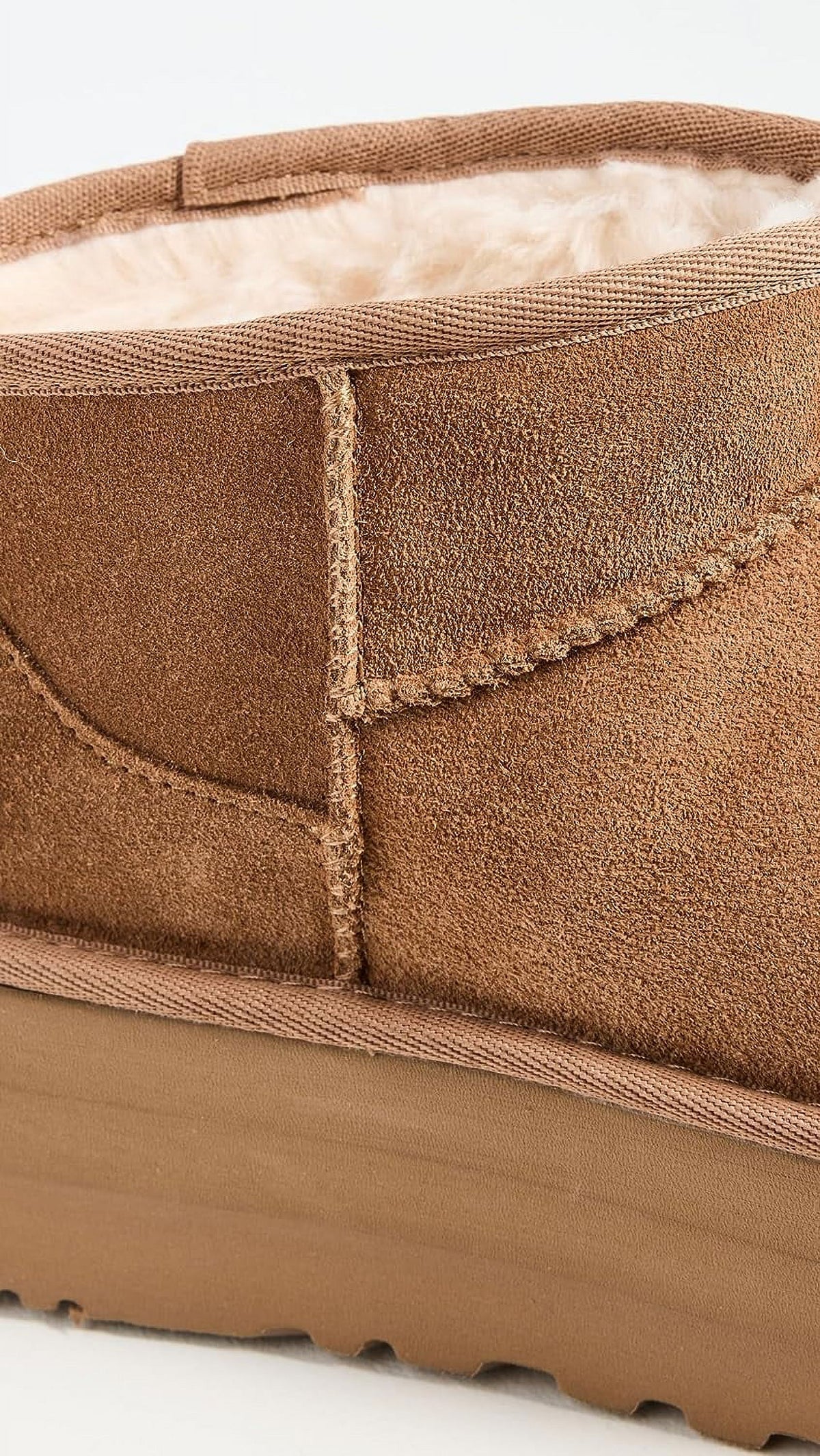 UGG Classic Ultra Mini Platform Boot Suede Womens Shoes Size 11, Color: Black