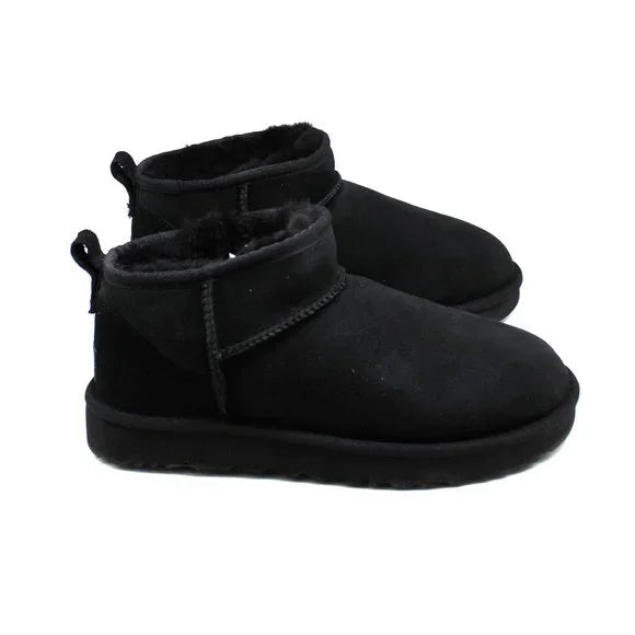 UGG Womens Classic Ultra Mini Boot Black - 1116109-BLK BLACK
