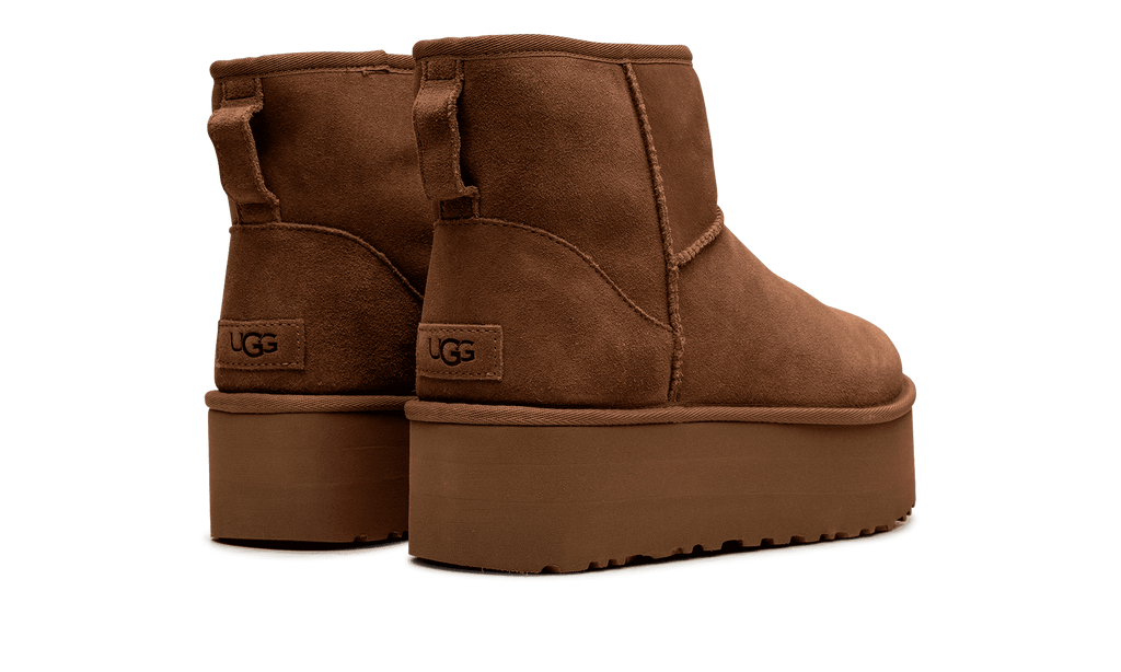 UGG WOMENS CLASSIC MINI PLATFORM Womens "Chestnut" 1134991 CHE 1134991 CHE from Stadium Goods