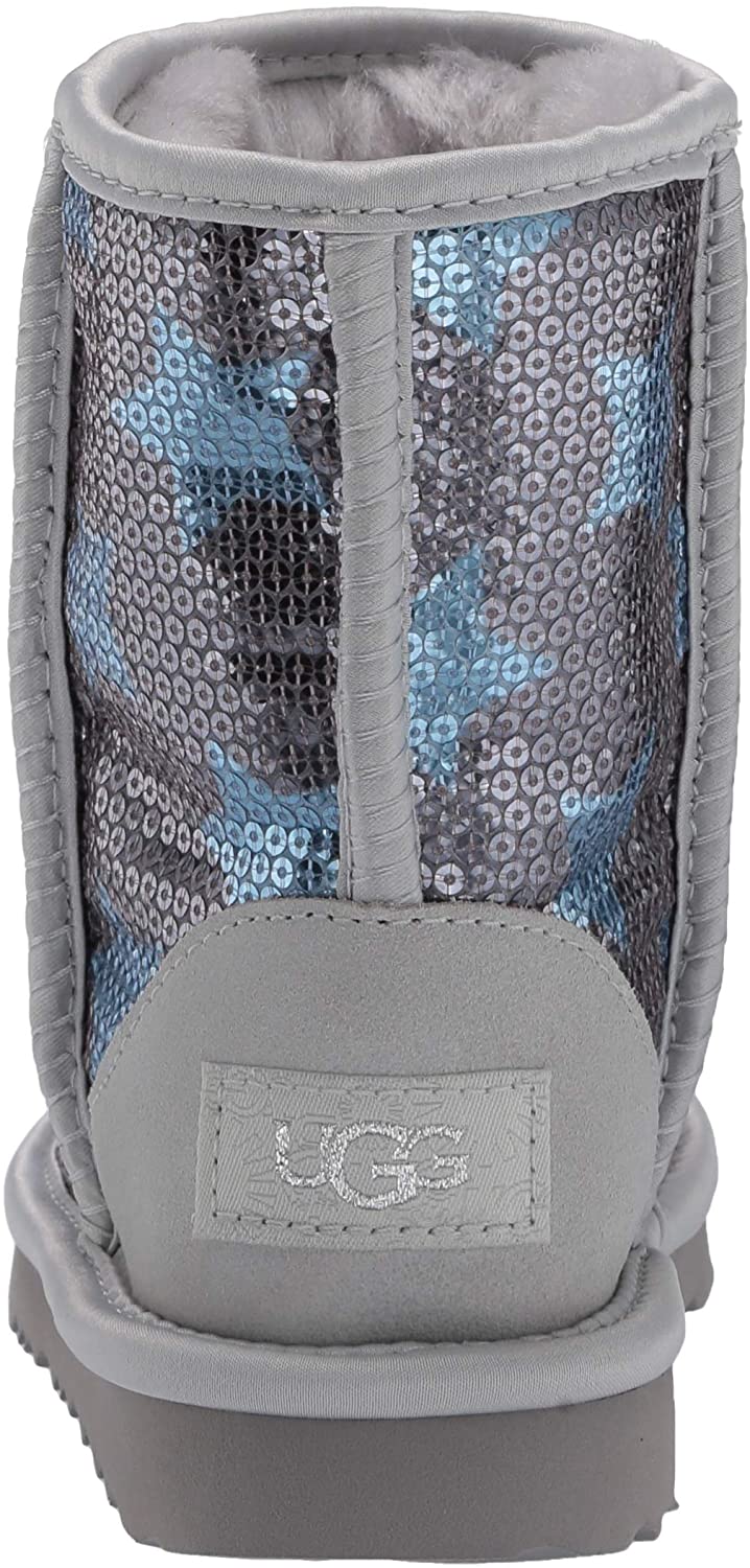 UGG Kids Classic Short II Sequin Star Boot