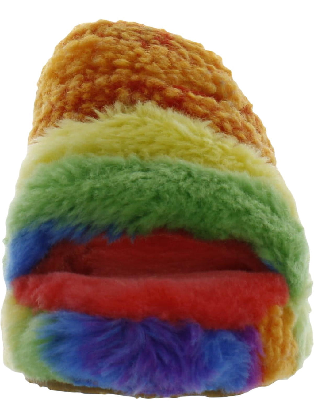 Women's UGG Fluff Yeah Slide Cali Collage Rainbow Stripes (1120002-RSTR) - 5