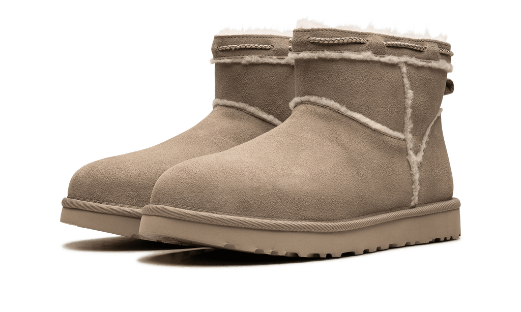 UGG WOMENS Classic Mini Shearling Braid Womens "Dune" 1166751 DUNE 1166751 DUNE from Stadium Goods