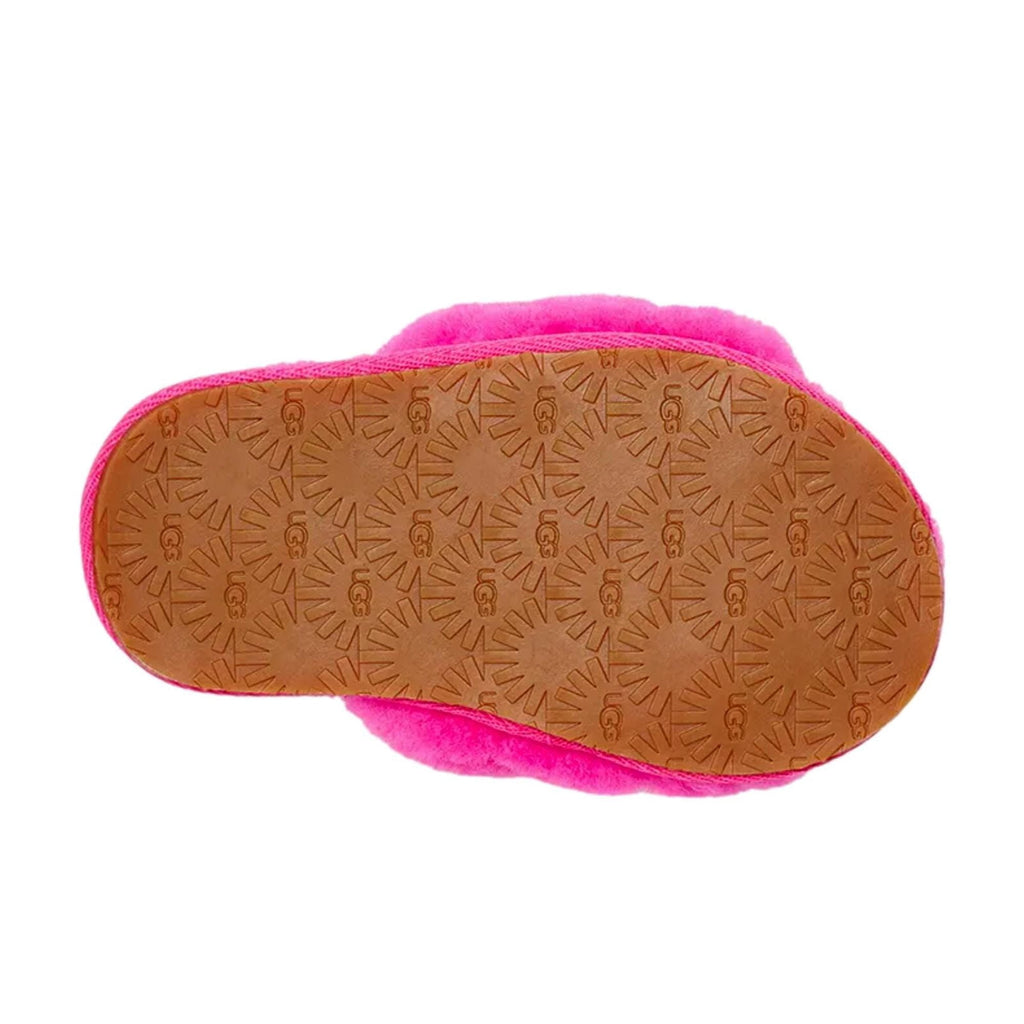 Ugg Fluff Yeah Girl's Kid's Sheepskin Slide Slipper Sandals