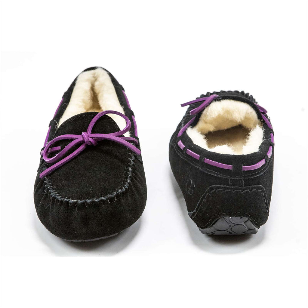 Ugg Girls Dakota Moccasin Slippers, Chestnut,1 M US