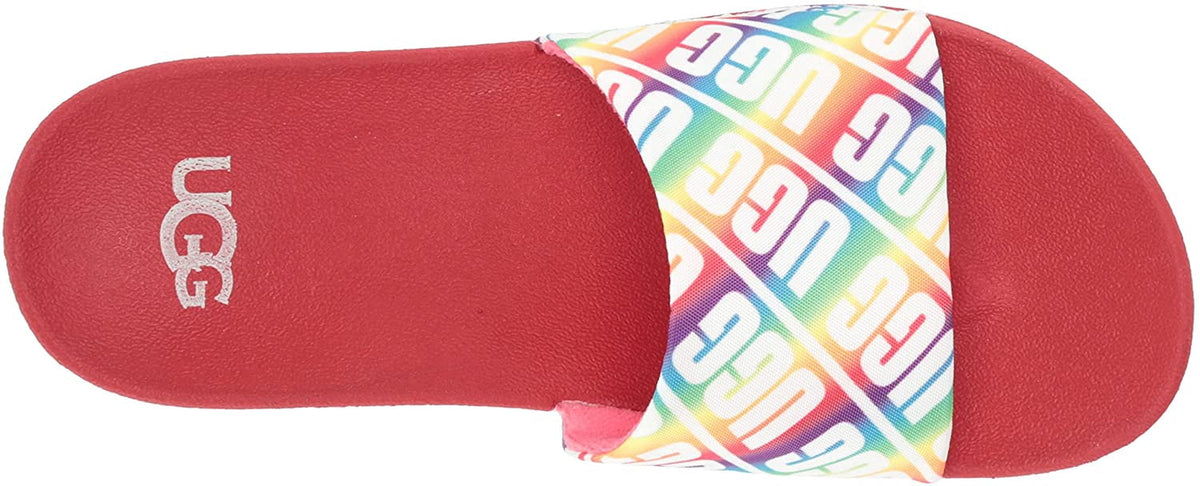 UGG Kids Beach Slide UGG Sandal Little Kid 4-8 Years 13 Little Kid Rainbow