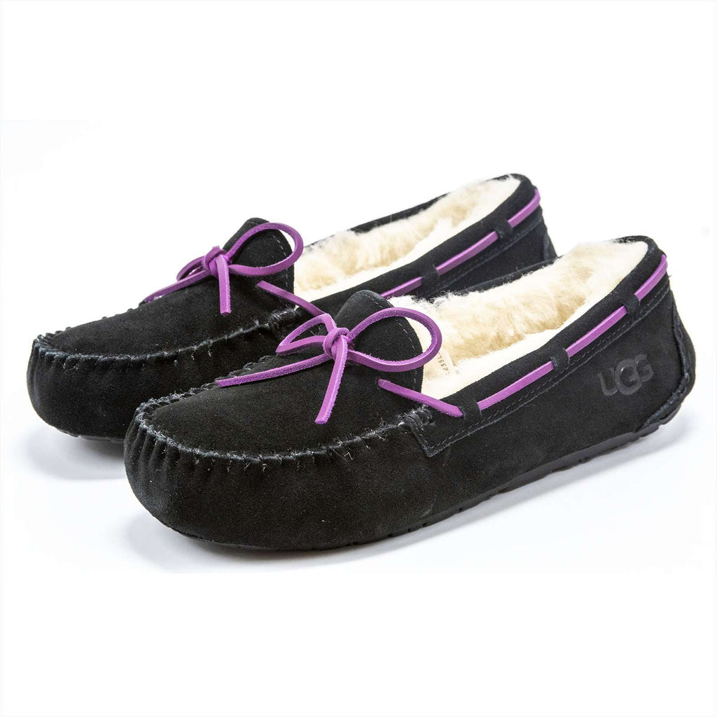 Ugg Girls Dakota Moccasin Slippers, Chestnut,1 M US
