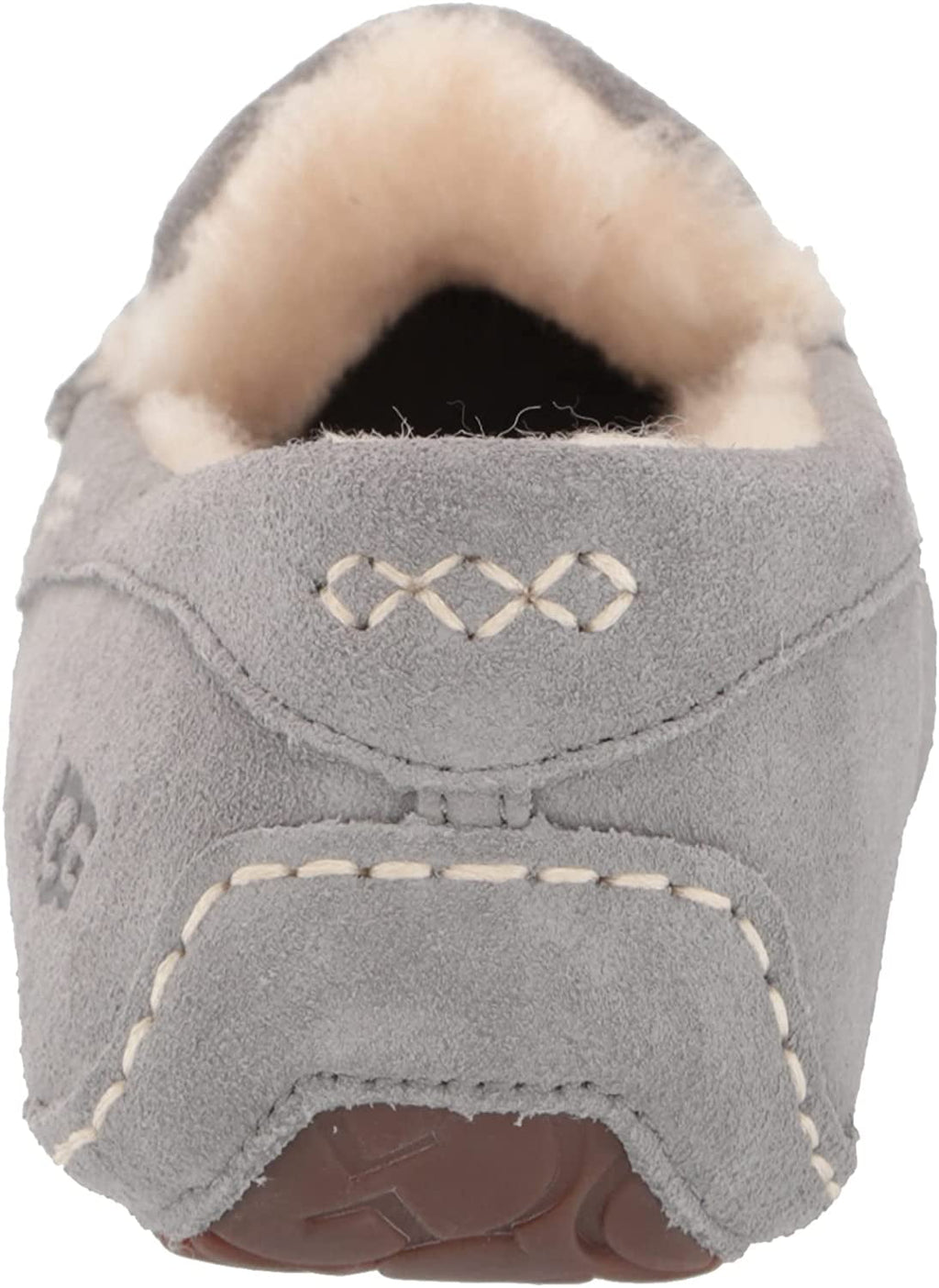UGG Womens Ansley Slipper 6 Wide Light Grey