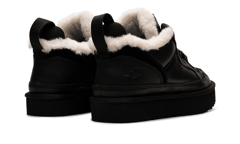 UGG WOMENS Lowmel Leather Womens "Black" 1171537 BLK 1171537 BLK from Stadium Goods