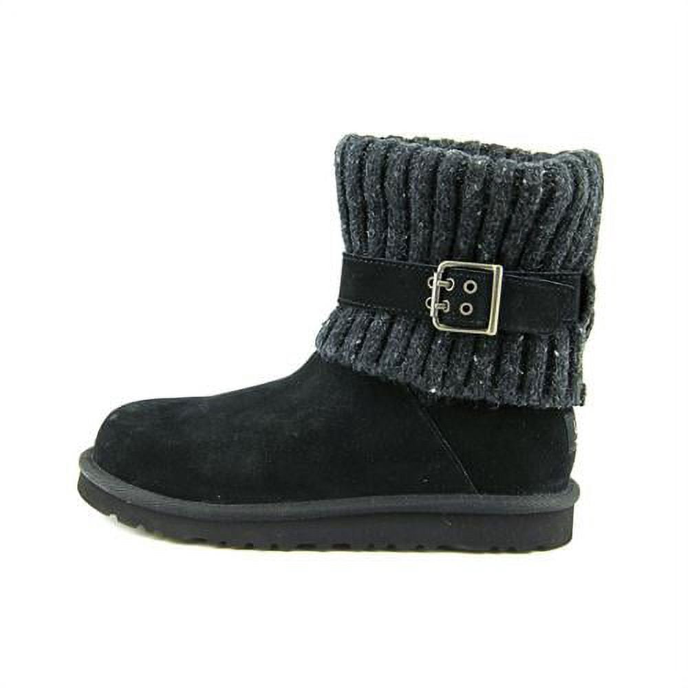 UGG Australia Cambridge 1006811 Youth Girl's Black/Gray Boot Shoes BS516 (5)