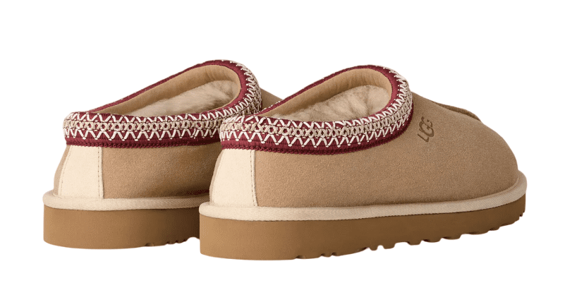 UGG Tasman II Driftwood / Biking Red 1174671-DWD Men's Size 10