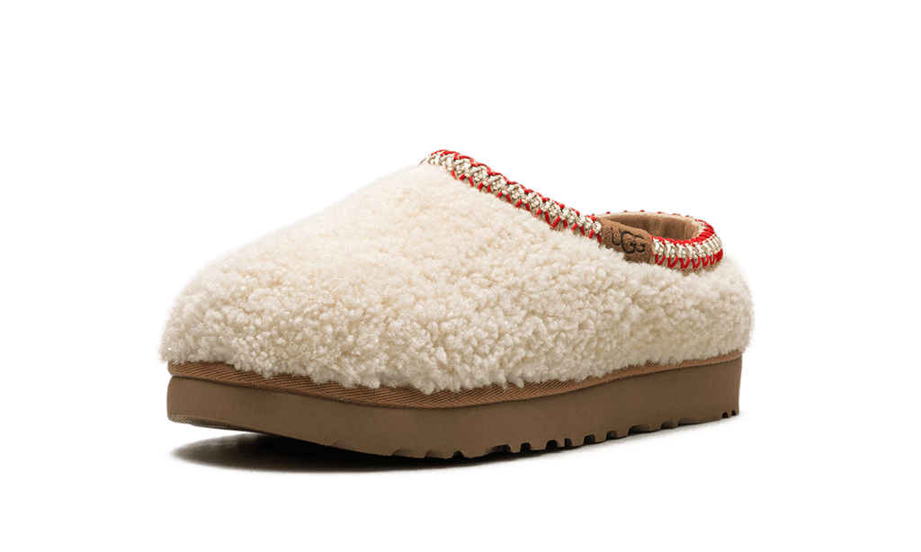 UGG WOMENS Tasman Maxi Curly Slipper Womens "Natural" 1158356 NAT 1158356 NAT from Stadium Goods