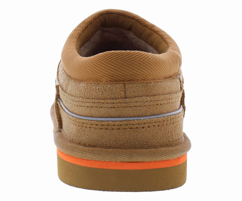 UGG Tasman Cali Wave Suede Mens Shoes Size 9, Color: Chestnut/Orange Soda