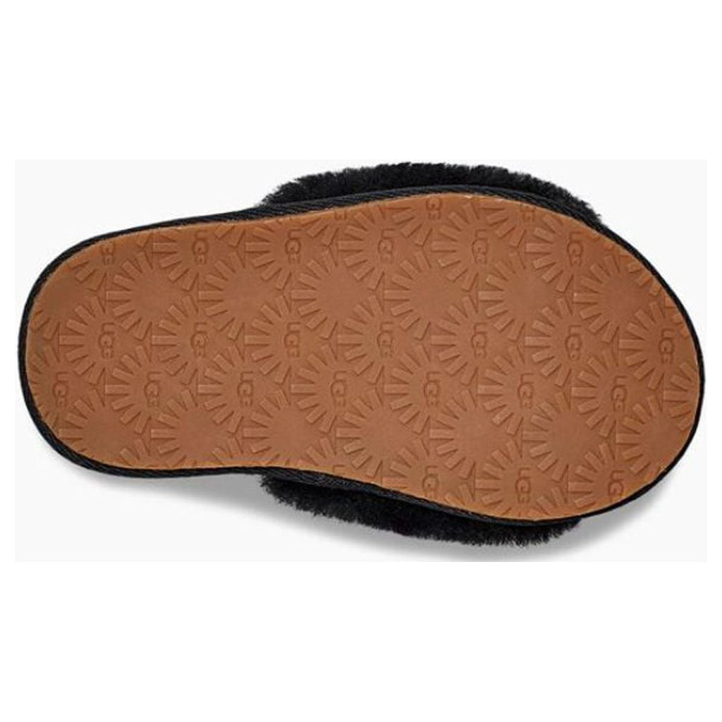 UGG Toddlers' Fluff Yeah Slide in Black, 10 US