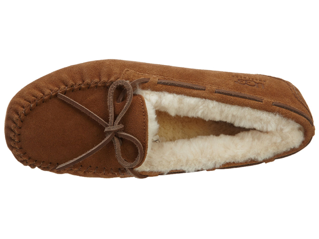 Ugg Girls Dakota Moccasin Slippers, Chestnut,1 M US