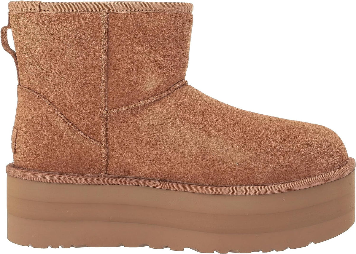 UGG Womens Classic Mini Platform Boots Chestnut - 1134991-CHE AD TEMPLATE SIZE CHESTNUT