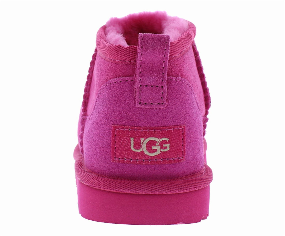 UGG Classic Ultra Mini Boot PS Girls Shoes Size 1, Color: Pink