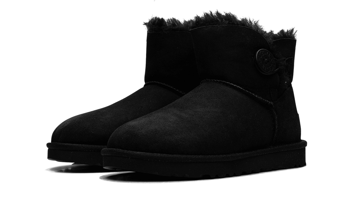 UGG WOMENS Mini Bailey Button Boot Womens "Black" 1016422 BLK 1016422 BLK from Stadium Goods