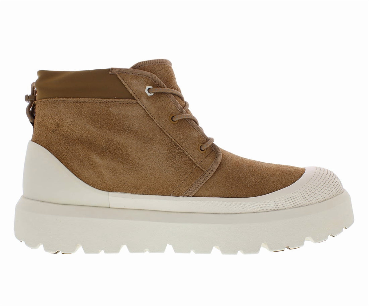 UGG Neumel Weather Hybrid Boot Suede Mens Shoes Size 11, Color: Chestnut/Whitecap