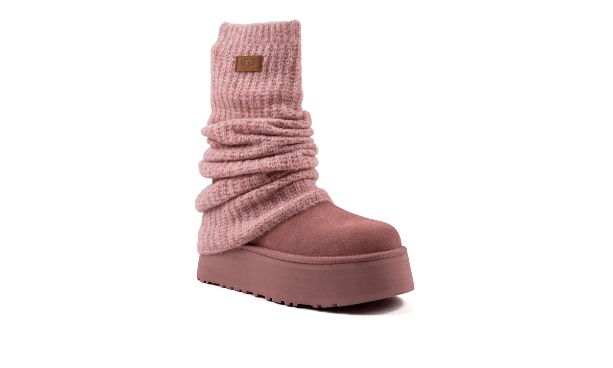 UGG WOMENS Classic Mini Dipper Legwarmer Boot Womens "Pink Dawn" 1178990 PDW 1178990 PDW from Stadium Goods