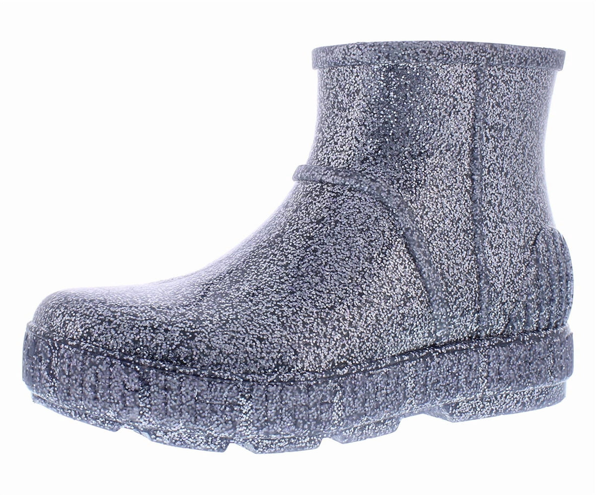 UGG Drizlita Glitter Boot GS Girls Shoes Size 6, Color: Silver