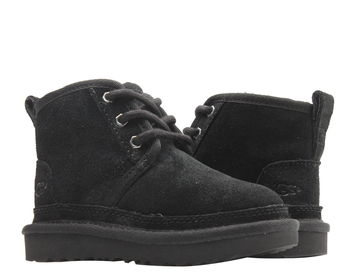 UGG Neumel II Boot Suede Infant/Toddler Shoes Size 10, Color: Black