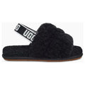 UGG Toddlers' Fluff Yeah Slide in Black, 10 US