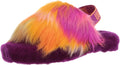 UGG Unisex-Child K Fluff Yeah Slide Tie Dye Slipper Big Kid 8-12 Years 6 Big Kid Berrylicious