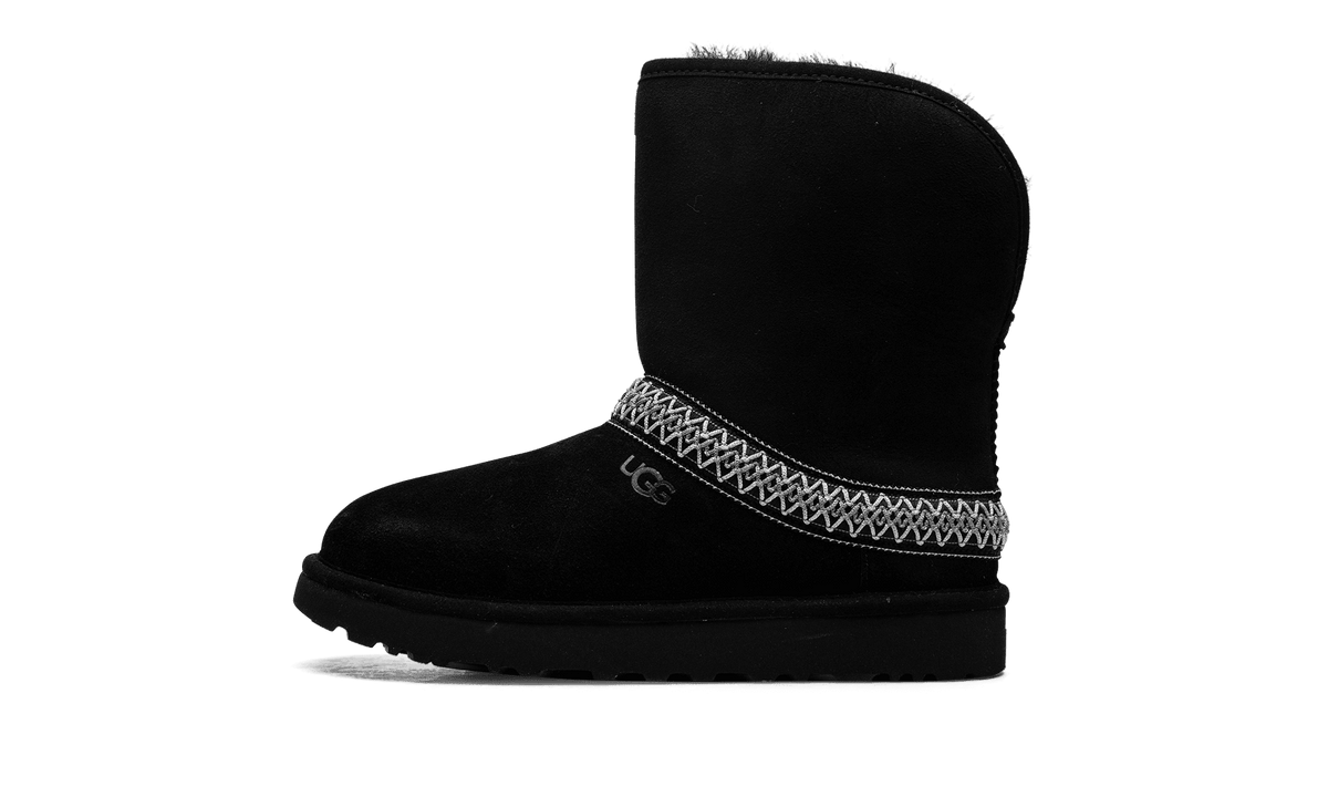 UGG WOMENS Classic Short Crescent Boot Womens "Black" 1161770 BLK 1161770 BLK from Stadium Goods