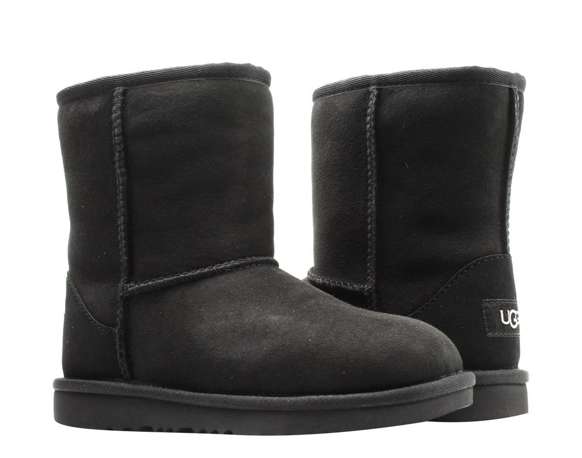Ugg Unisex K Classic Ii Boot, Kids, Black, 3 M US