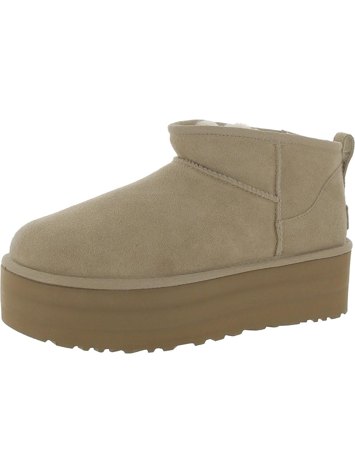 Ugg Classic Ultra Mini Platform Boots Sand Neutrals (Women's)