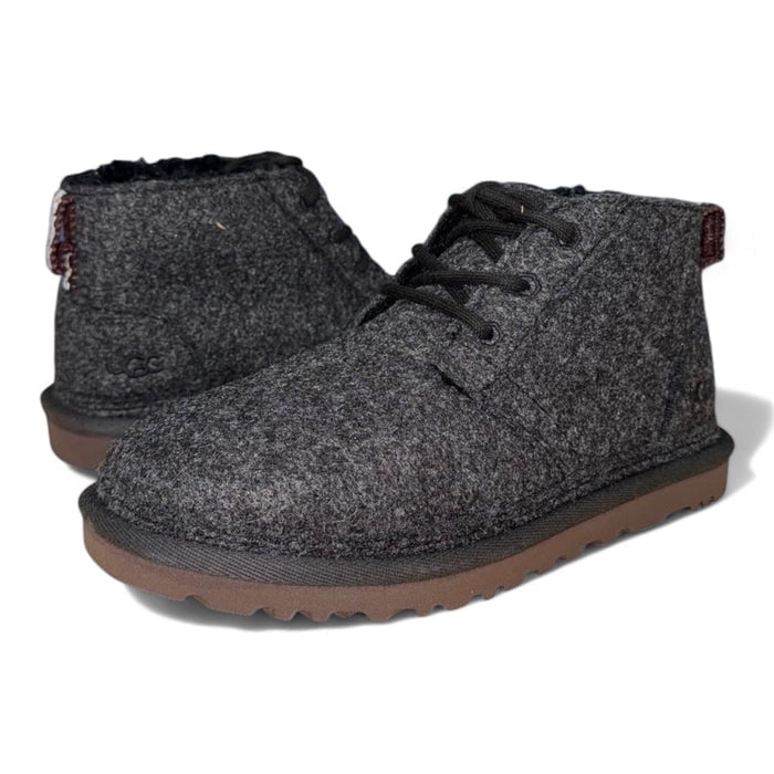 Ugg Womens Refelt Neumel Round Toe Lace-Up Booties