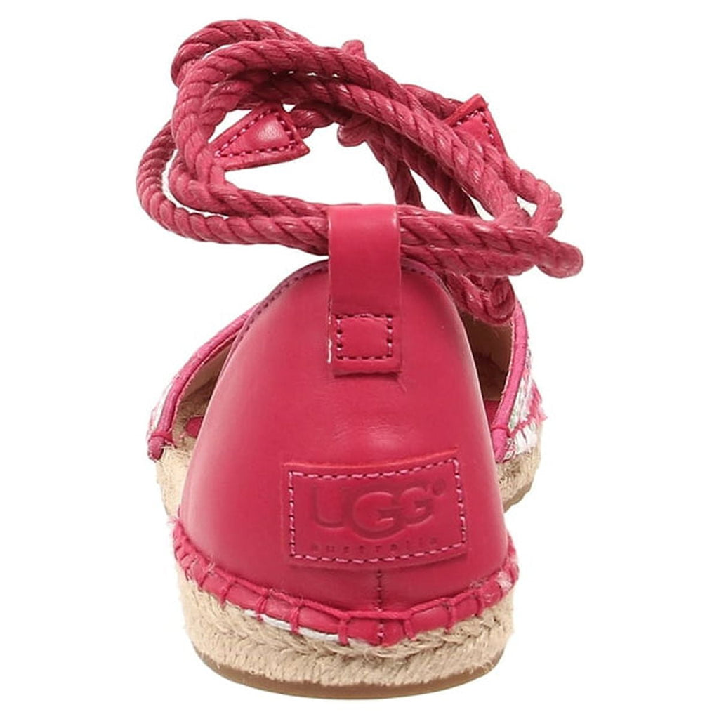 Ugg Women's Libbi Serape Espadrilles, Furious Fuchsia,7 M US
