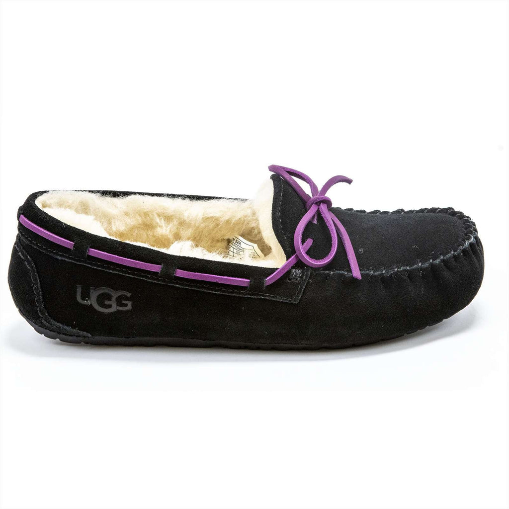 Ugg Girls Dakota Moccasin Slippers, Chestnut,1 M US