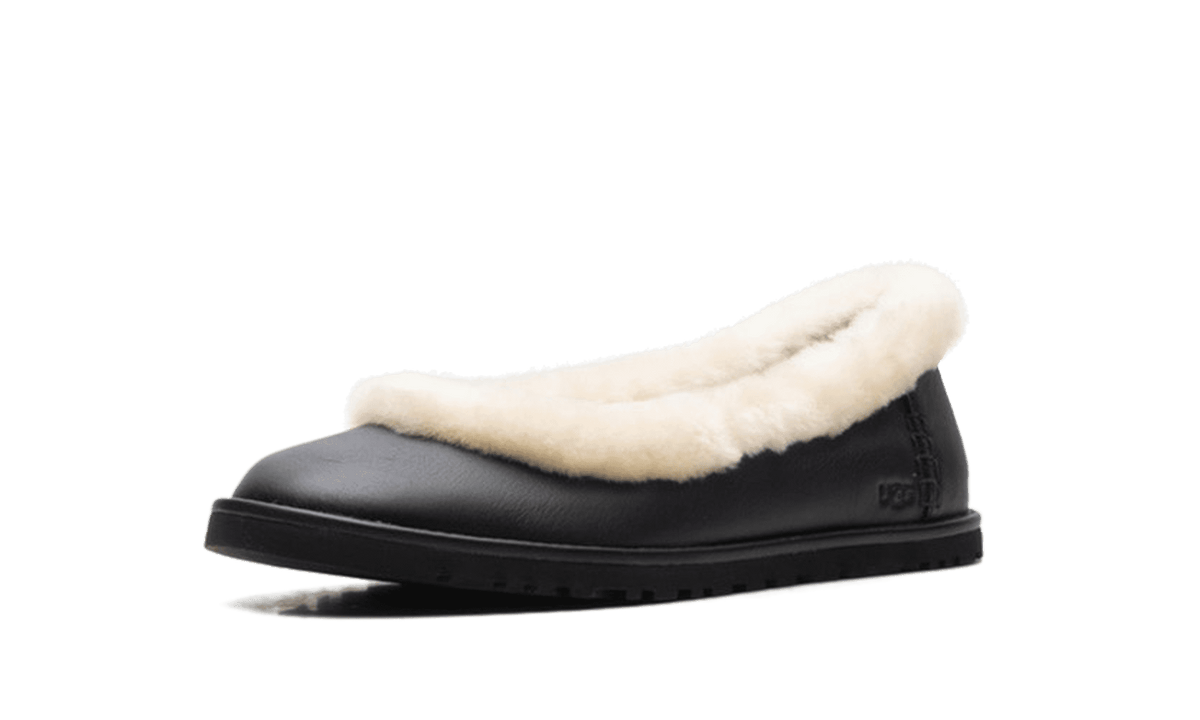 UGG WOMENS Zora Leather Ballet Flat Womens "Black" 1178450 BLK 1178450 BLK from Stadium Goods