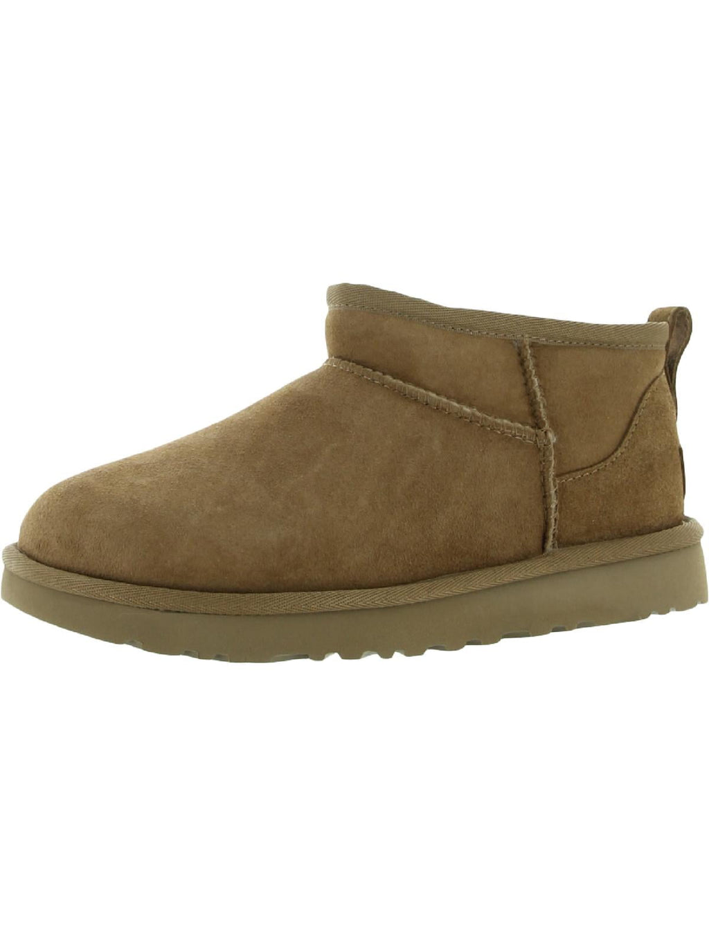 UGG Classic Ultra Mini Boot Suede Womens Shoes Size 10, Color: Chestnut