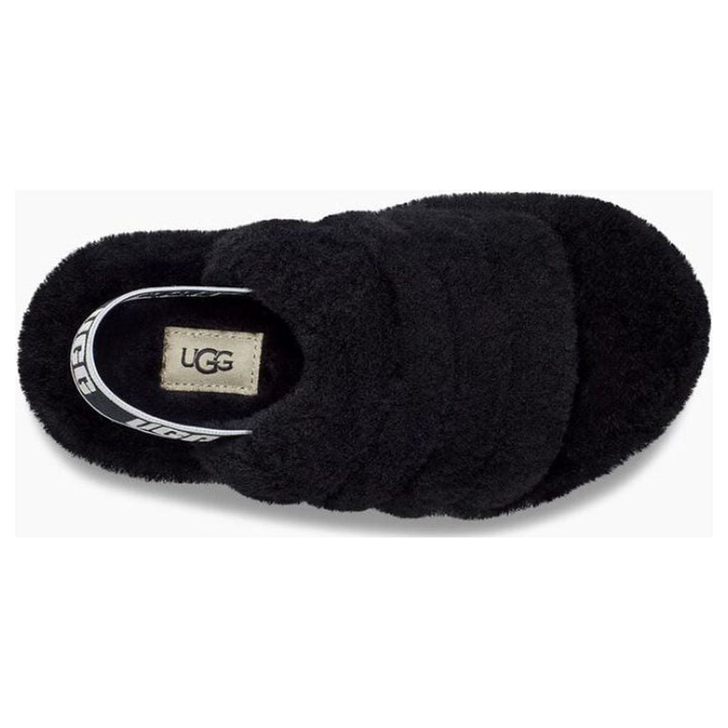 UGG Big Kids' Fluff Yeah Slide in Black, 13 US