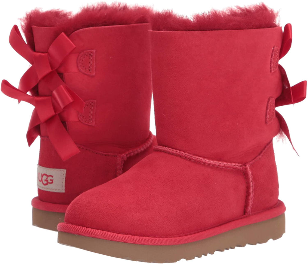 Ugg Girls Bow II Lined Suede Winter Boots