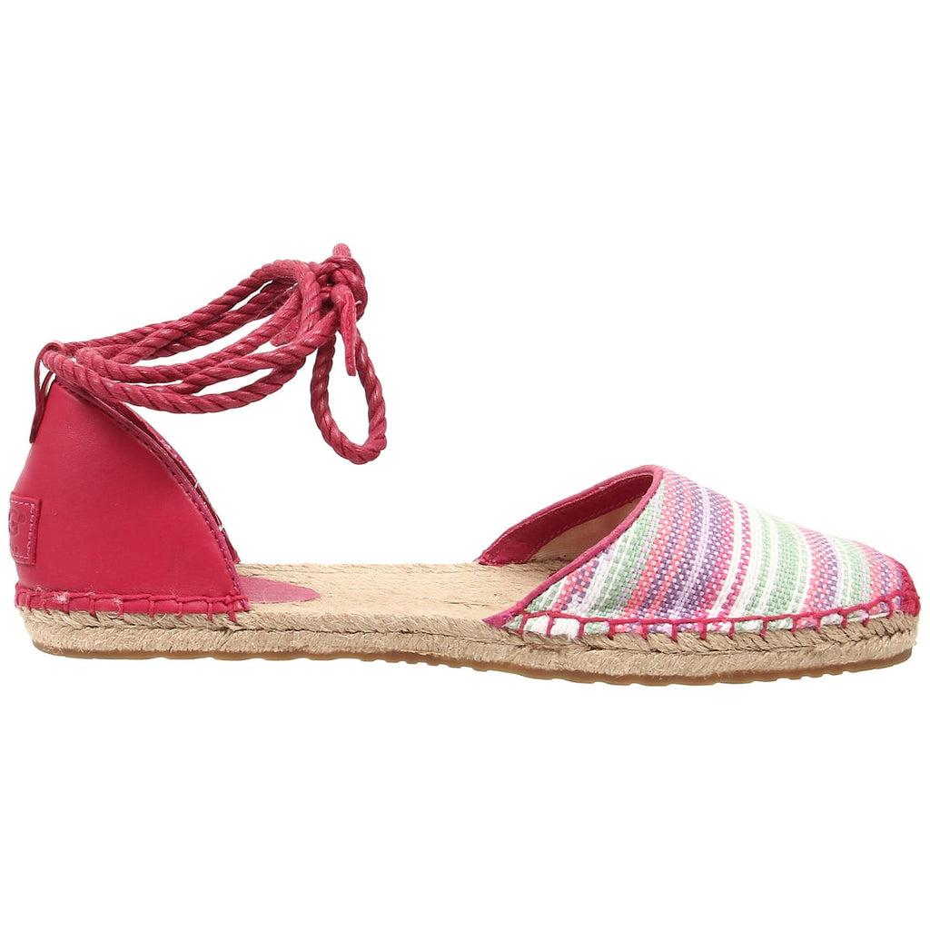 Ugg Women's Libbi Serape Espadrilles, Furious Fuchsia,7 M US