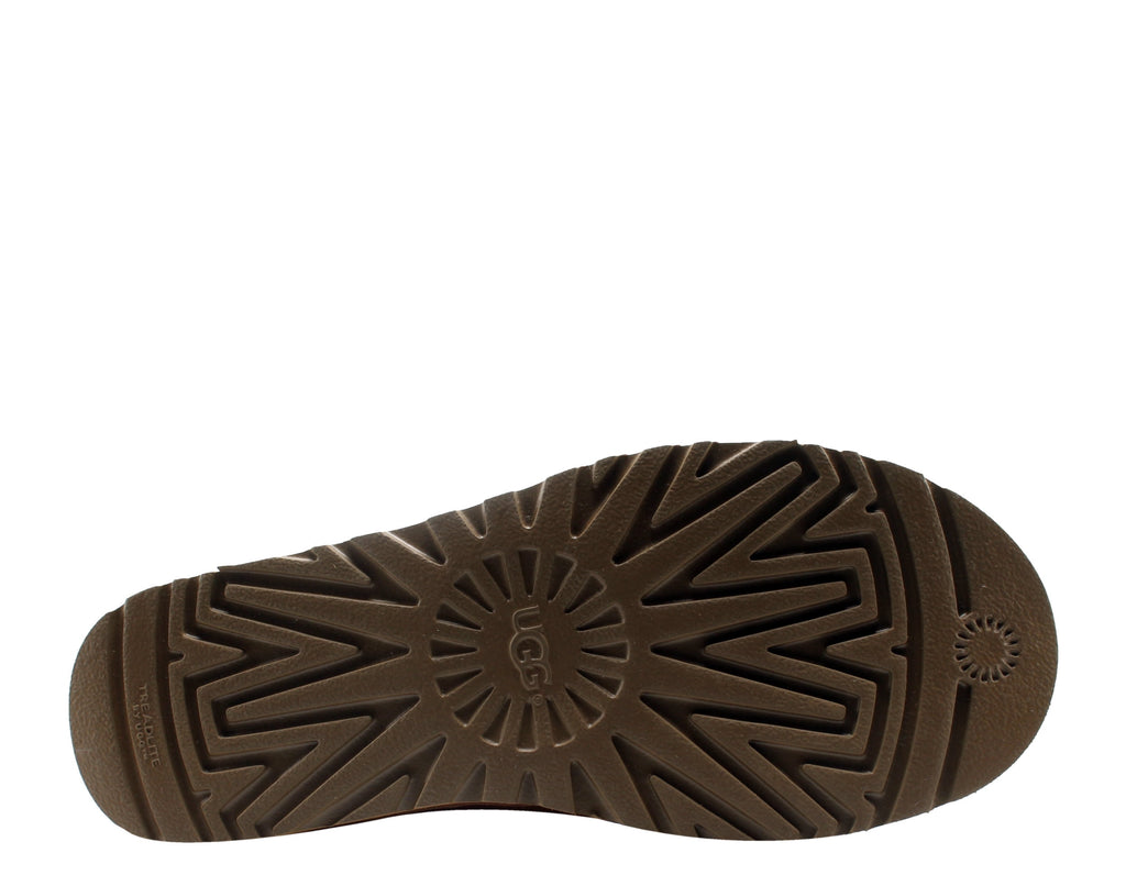 Ugg Women's Classic Mini II Leather Chestnut Ankle-High Suede Boot - 7M