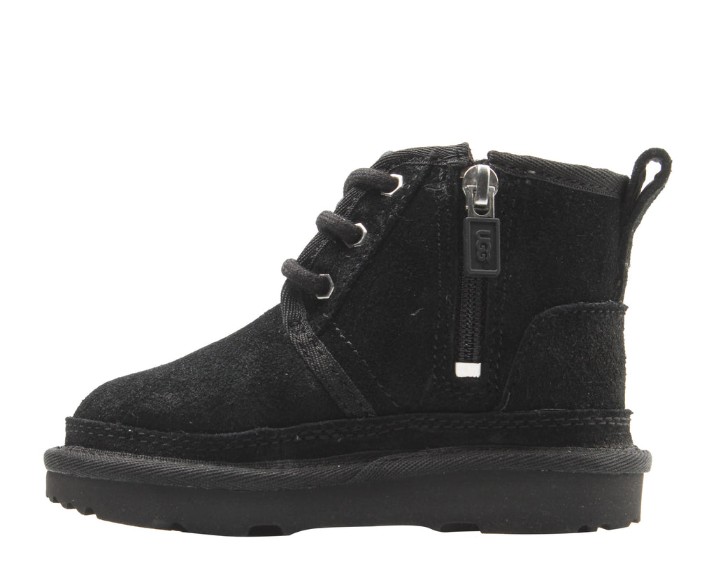 UGG Neumel II Boot Suede Infant/Toddler Shoes Size 10, Color: Black