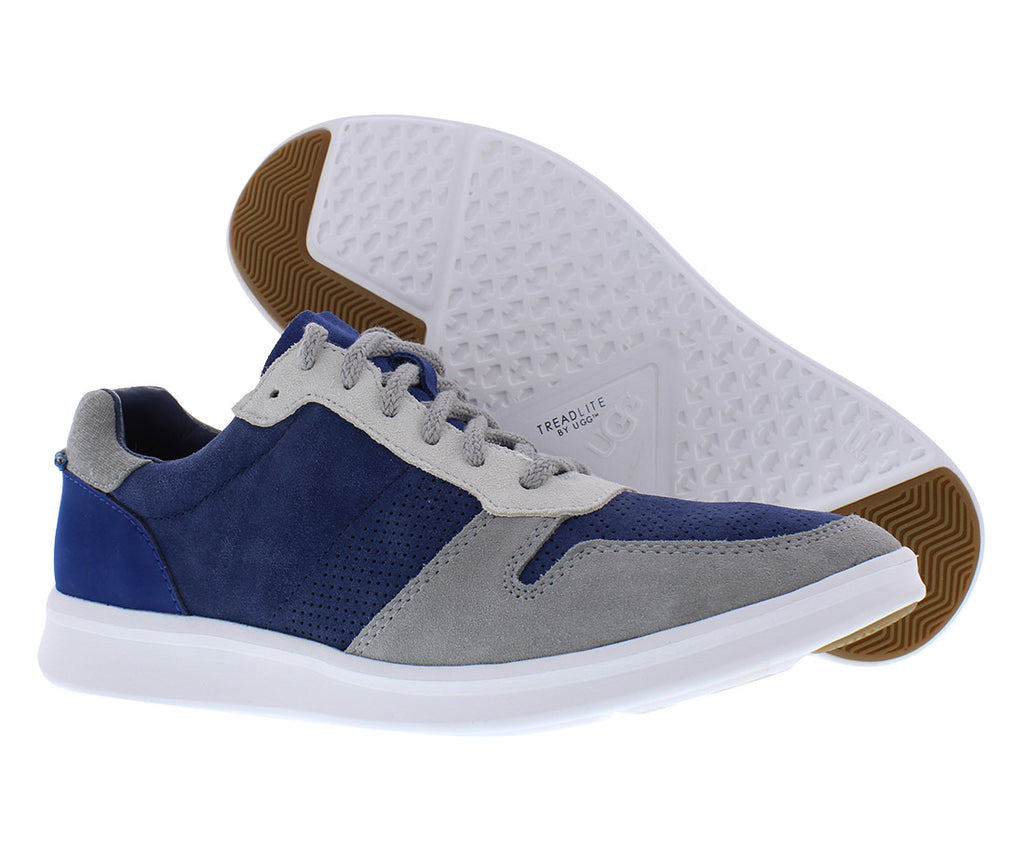 UGG Slayte Stripe Perf Mens Shoes Size 9.5, Color: Blue