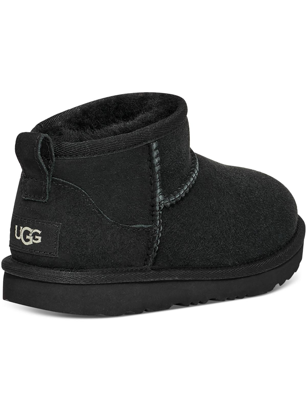 Ugg Girls CLASSIC ULTRA MINI Leather Little Kids Winter & Snow Boots