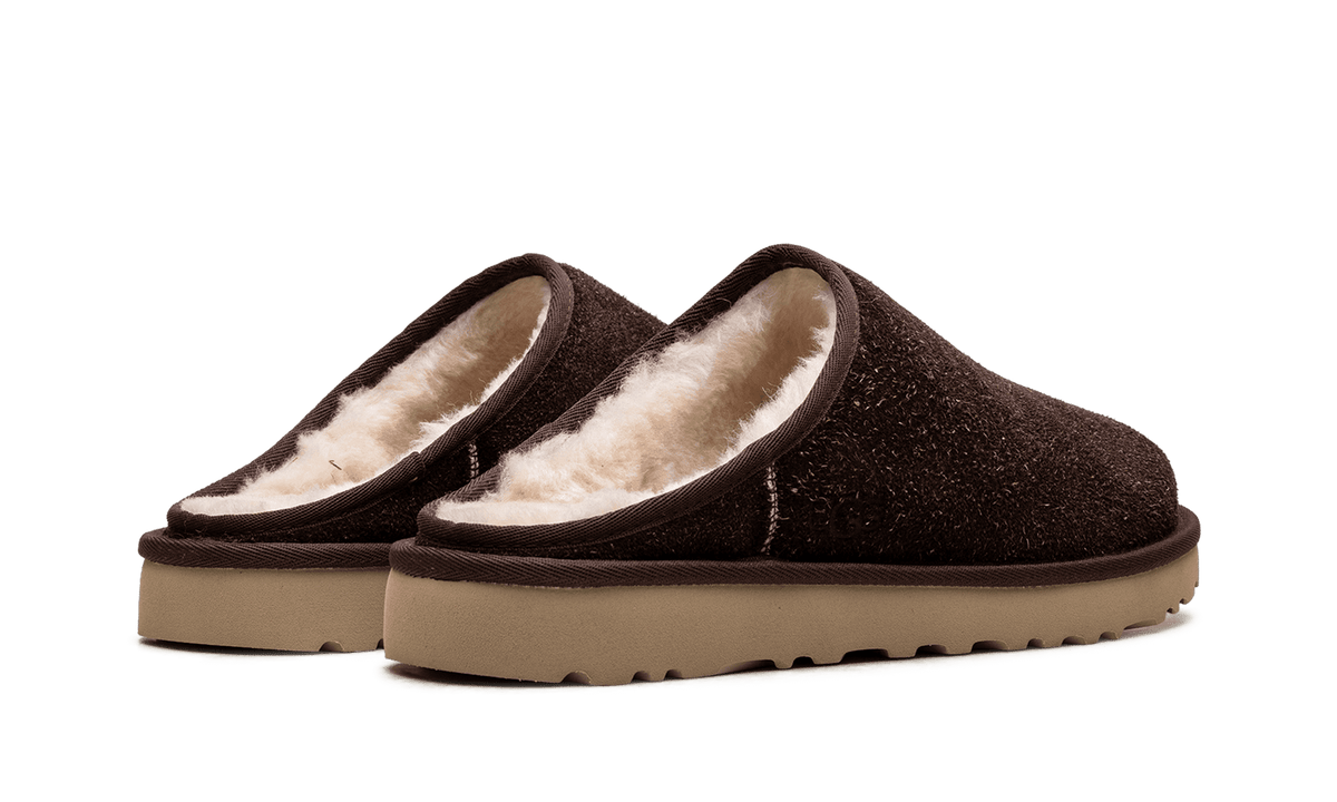 UGG MENS Classic Slip-On Shaggy Suede Slipper "Burnt Cedar" 1153104 BCDR 1153104 BCDR from Stadium Goods