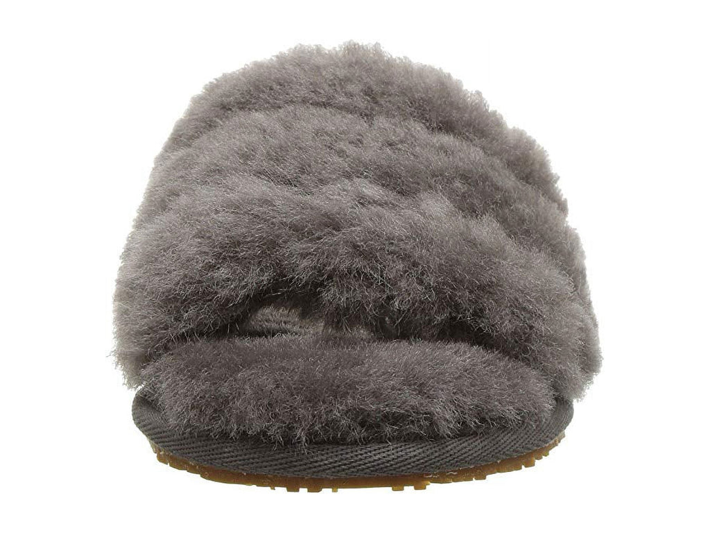 UGG Toddlers' Fluff Yeah Slide in Charcoal, 6 US
