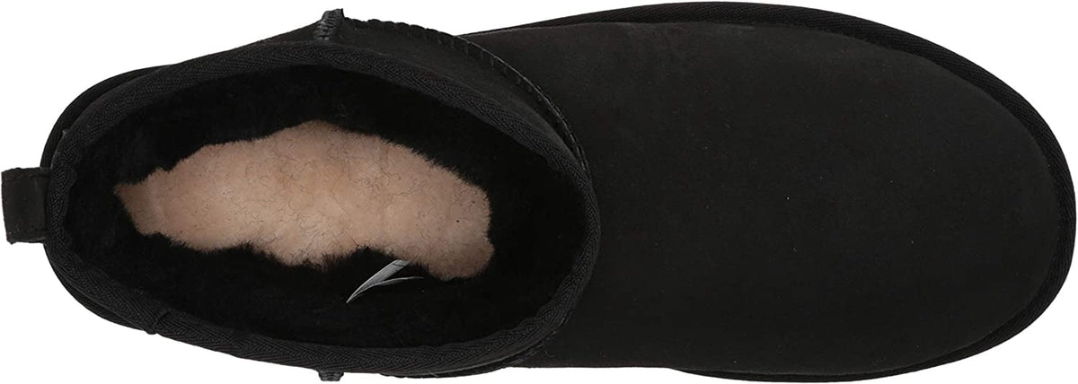 UGG Womens Classic Ultra Mini Boot Black - 1116109-BLK BLACK