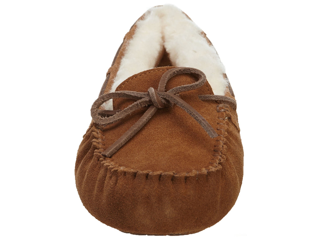 Ugg Girls Dakota Moccasin Slippers, Chestnut,1 M US